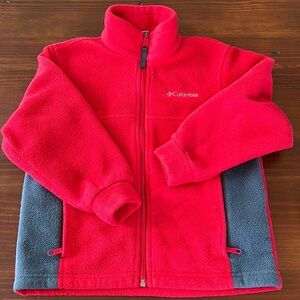 Columbia - red/grey children’s fleece, unisex